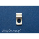 TS slider with eyelet - white